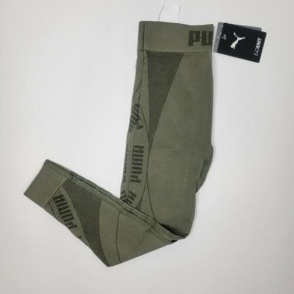 NWT PUMA Evostripe Evoknit 7/8 Seamless Tights Leggings XS Grape Leaf - Picture 9 of 12